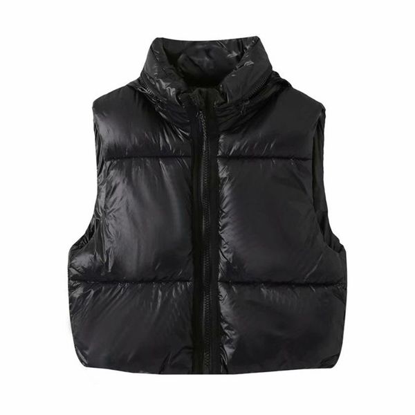women's vests 2021 autumn and winter black vest loose short waistcoat sleeveless jacket, Black;white
women's vests 2021 autumn and winter black vest loose short waistcoat sleeveless jacket, Black;white