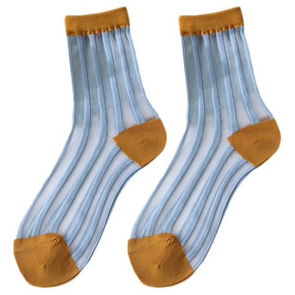 women ultra-thin glass fibre socks contrast color vertical stripes legs y5gc, Black;white
women ultra-thin glass fibre socks contrast color vertical stripes legs y5gc, Black;white
