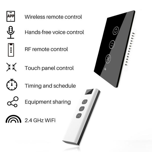 smart home control tuya curtain switch electric motorized blind roller shutter compatible google with amazon alexa
smart home control tuya curtain switch electric motorized blind roller shutter compatible google with amazon alexa