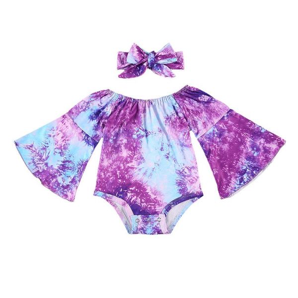 rompers baby girls autumn born infant tie dye print flare sleeve romper jumpsuits headband outfits 0-24m, Blue
rompers baby girls autumn born infant tie dye print flare sleeve romper jumpsuits headband outfits 0-24m, Blue