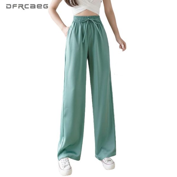 women's pants & capris streetwear wide leg straight women 2021 summer high waist loose long casual pantalon mujer trousers female candy, Black;white
women's pants & capris streetwear wide leg straight women 2021 summer high waist loose long casual pantalon mujer trousers female candy, Black;white