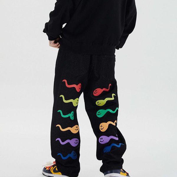 funny letter cartoon harajuku jeans hip hop denim straight trouser high street punk pants colorful funny letter print, Blue
funny letter cartoon harajuku jeans hip hop denim straight trouser high street punk pants colorful funny letter print, Blue