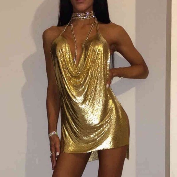 akyzo 2019 gold sequined patchwork alloy mini dress women spaghetti straps bodycon charming nightclub party chain dress x0521, Black;gray
akyzo 2019 gold sequined patchwork alloy mini dress women spaghetti straps bodycon charming nightclub party chain dress x0521, Black;gray