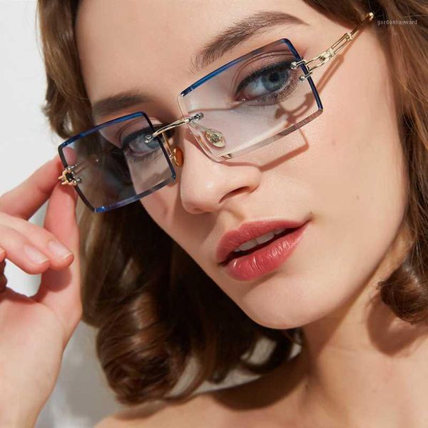 rimless rectangle sunglasses women men shades brand designer gradient uv400 sun glasses retro frameless tyj-10, White;black
rimless rectangle sunglasses women men shades brand designer gradient uv400 sun glasses retro frameless tyj-10, White;black