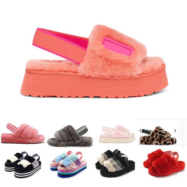 women pantoufle slipper fur disco slippers fur rainbow disco checker slide slides platform sliders sandals hausschuhe thick bottom size35-44, Black
women pantoufle slipper fur disco slippers fur rainbow disco checker slide slides platform sliders sandals hausschuhe thick bottom size35-44, Black