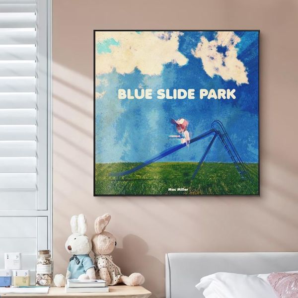 paintings mac miller blue slide park music cover canvas poster hip hop rapper celebrity wall painting art decoration
paintings mac miller blue slide park music cover canvas poster hip hop rapper celebrity wall painting art decoration