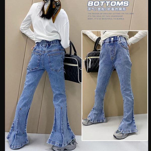 girl fashion boot cut jeans 2021 spring autumn new denim pants children high waist trousers kids jeans cowboy 4-14y wz34, Blue
girl fashion boot cut jeans 2021 spring autumn new denim pants children high waist trousers kids jeans cowboy 4-14y wz34, Blue