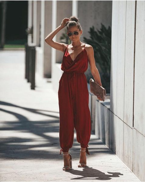 women's jumpsuits & rompers spring and summer 2021 backless with drawstring deep v-neck strap cotton jumpsuit women, Black;white
women's jumpsuits & rompers spring and summer 2021 backless with drawstring deep v-neck strap cotton jumpsuit women, Black;white