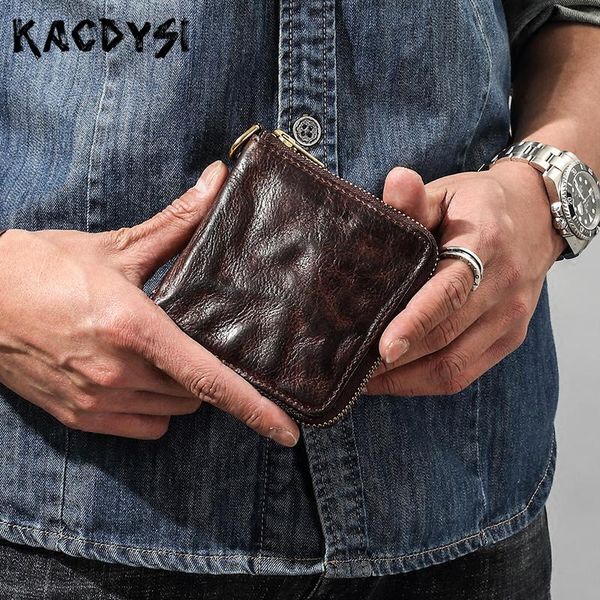 wallets original handmade short wallet leather zipper men's real cow vintage money clips luxury bifold purse coin pocket, Red;black
wallets original handmade short wallet leather zipper men's real cow vintage money clips luxury bifold purse coin pocket, Red;black