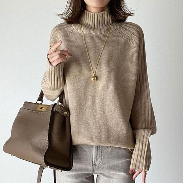 women's sweaters fashion plain patchwork pullover turtleneck split sweater original design casual office loose ladies cardigan winter, White;black
women's sweaters fashion plain patchwork pullover turtleneck split sweater original design casual office loose ladies cardigan winter, White;black