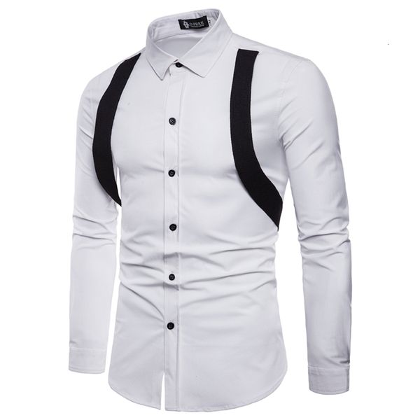 2021 new battleground cosplay strap men long sleeve regular fit casual solid shirts brand men's clothing streetwear cyqb, White;black
2021 new battleground cosplay strap men long sleeve regular fit casual solid shirts brand men's clothing streetwear cyqb, White;black