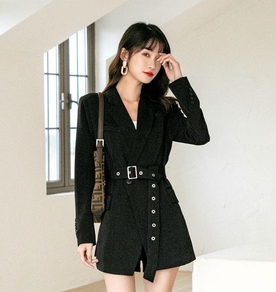 women's suits & blazers 2021 women autumn spring blouse waistband blazer ladies clothing winter solid polyester brief long sleeve outwe, White;black
women's suits & blazers 2021 women autumn spring blouse waistband blazer ladies clothing winter solid polyester brief long sleeve outwe, White;black