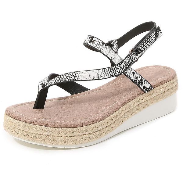 sandals summer women wedges platform shoes ladies serpentine casual slippers slip on hook & loop cross plus size qq950, Black
sandals summer women wedges platform shoes ladies serpentine casual slippers slip on hook & loop cross plus size qq950, Black