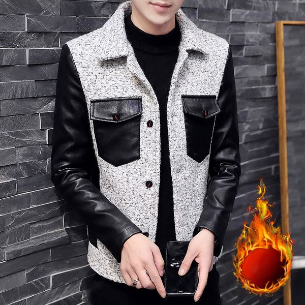 2021 british style patchwork woollen trench coat mens windbreaker winter jacket men new autumn manteau homme hiver f9eo, Black
2021 british style patchwork woollen trench coat mens windbreaker winter jacket men new autumn manteau homme hiver f9eo, Black