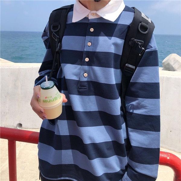 women's hoodies & sweatshirts collar women striped sweatshirt korean 2021 spring autumn vintage loose casual oversized harajuku lon, Black
women's hoodies & sweatshirts collar women striped sweatshirt korean 2021 spring autumn vintage loose casual oversized harajuku lon, Black