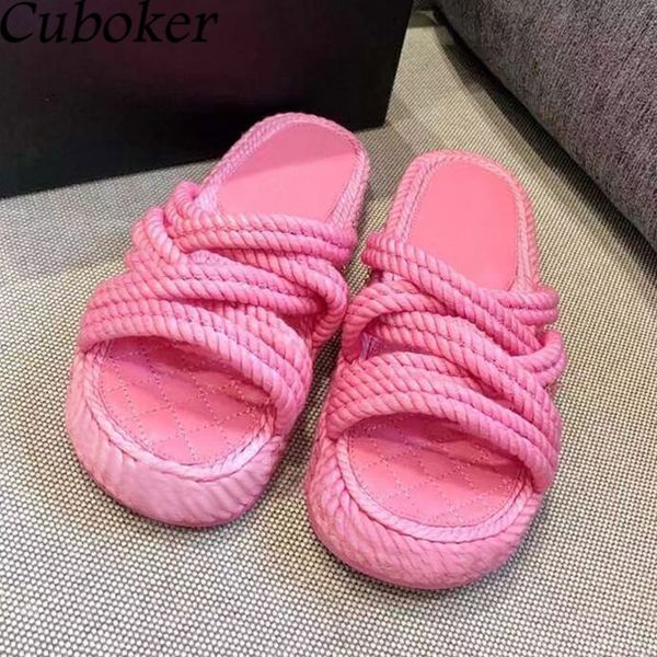 official website 70% off outlet women thick sole slippers brand runway hemp rope peep toe platform slides summer vacation beach shoes sandal, Black
official website 70% off outlet women thick sole slippers brand runway hemp rope peep toe platform slides summer vacation beach shoes sandal, Black