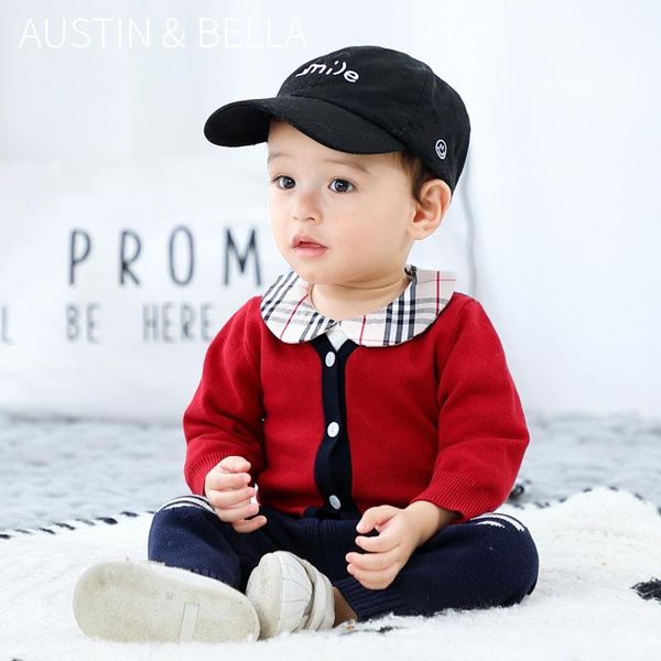 3-24m baby cardigan boy knitwear spring and autumn pure cotton jacket red blue patchwork toddler sweater infant clothes pullover
3-24m baby cardigan boy knitwear spring and autumn pure cotton jacket red blue patchwork toddler sweater infant clothes pullover