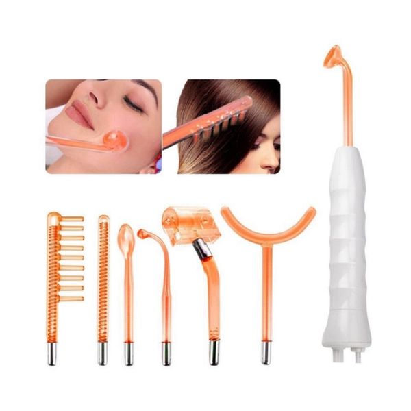 portable high frequency skin therapy wand machine 7 in 1 for facial care home use, Black;white
portable high frequency skin therapy wand machine 7 in 1 for facial care home use, Black;white