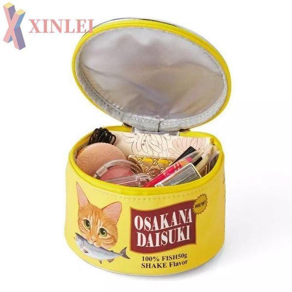 cosmetic bags & cases xinlei cute large-capacity round creative fish canned cat-shaped business trip makeup wash storage bag female xb255
cosmetic bags & cases xinlei cute large-capacity round creative fish canned cat-shaped business trip makeup wash storage bag female xb255