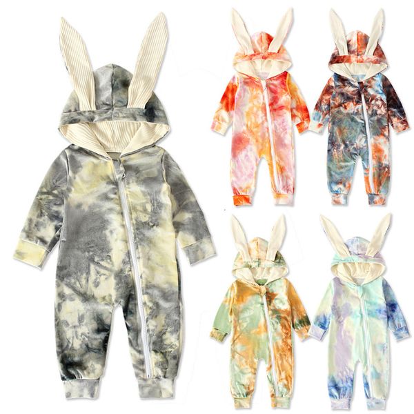 new 2021 spring easter bunny onesies velour newborn infant baby boys girls rompers tie dye fashion babywear 5 colours frqw, Blue
new 2021 spring easter bunny onesies velour newborn infant baby boys girls rompers tie dye fashion babywear 5 colours frqw, Blue