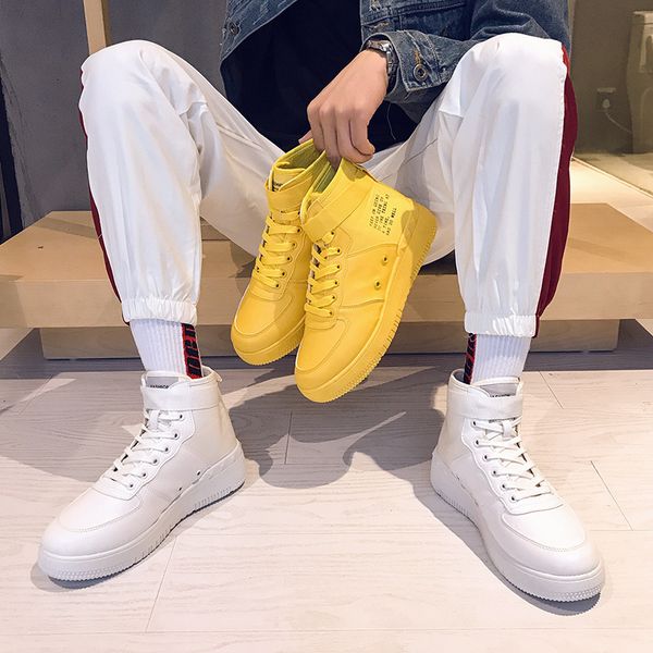 autumn korean version trend versatile hip hop men's trendy air force no. 1 student high board sho men, Black
autumn korean version trend versatile hip hop men's trendy air force no. 1 student high board sho men, Black
