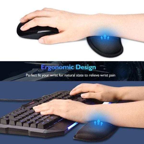 mouse pads & wrist rests mechanical keyboard rest pad ergonomic memory foam set comfort for office computer lapto
mouse pads & wrist rests mechanical keyboard rest pad ergonomic memory foam set comfort for office computer lapto
