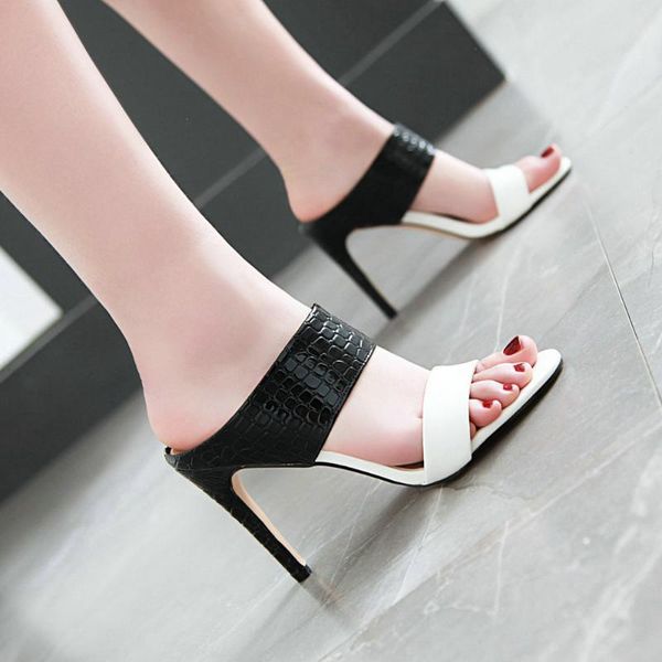 slippers women's high-heel fashion nightclub super sandals party shoes for women high heels sexy, Black
slippers women's high-heel fashion nightclub super sandals party shoes for women high heels sexy, Black