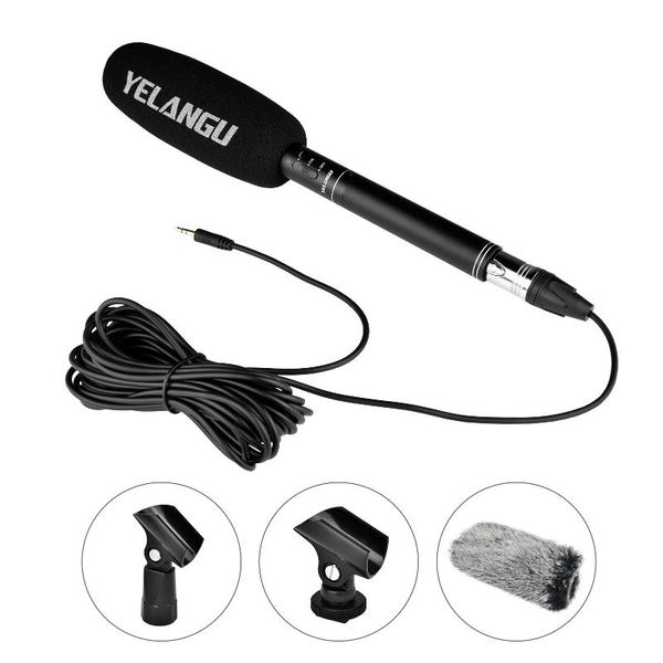 microphones yelangu mic07 mini microphone long distance cardioid pickup 3.5mm plug with windscreen audio cable mic clamp 6.35mm adapter
microphones yelangu mic07 mini microphone long distance cardioid pickup 3.5mm plug with windscreen audio cable mic clamp 6.35mm adapter