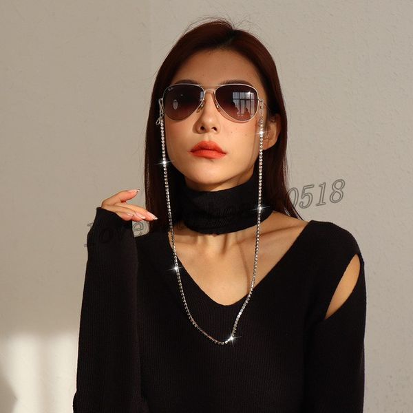 silver color crystal beaded chain face mask lanyards eyeglasses strap cord holder neck anti-lost accessories necklace
silver color crystal beaded chain face mask lanyards eyeglasses strap cord holder neck anti-lost accessories necklace