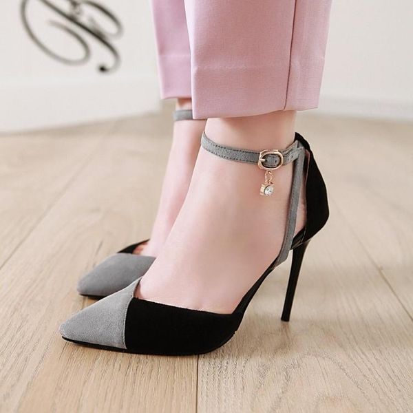 oversized high heels sandals women shoes woman summer ladies tip-color belt buckle with slim-heeled sandals, Black
oversized high heels sandals women shoes woman summer ladies tip-color belt buckle with slim-heeled sandals, Black