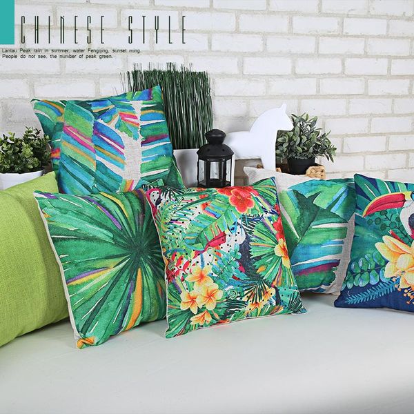 pillow rainforest style pattern green cushion square sleeping pillows hugs for home decor sofa room car neck 40*40cm
pillow rainforest style pattern green cushion square sleeping pillows hugs for home decor sofa room car neck 40*40cm
