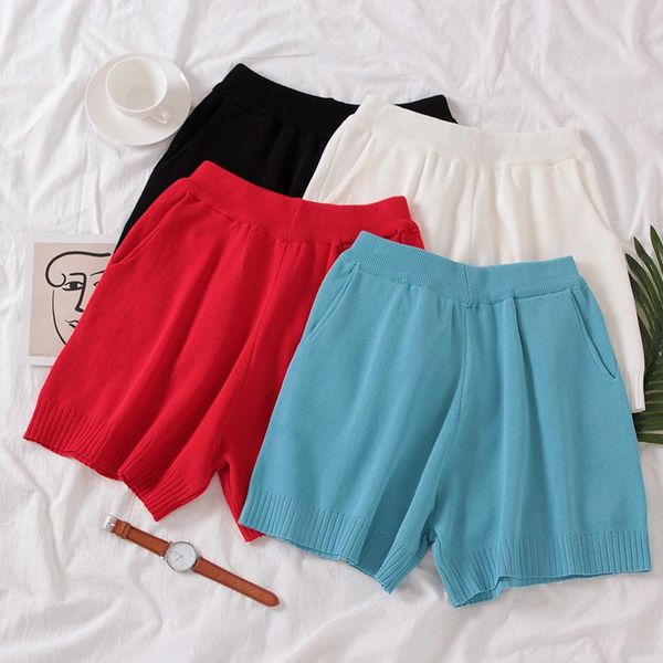 2021 spring summer knitted shorts women elastic waist casual knit short outdoor sport wear candy color korean fashion, White;black
2021 spring summer knitted shorts women elastic waist casual knit short outdoor sport wear candy color korean fashion, White;black