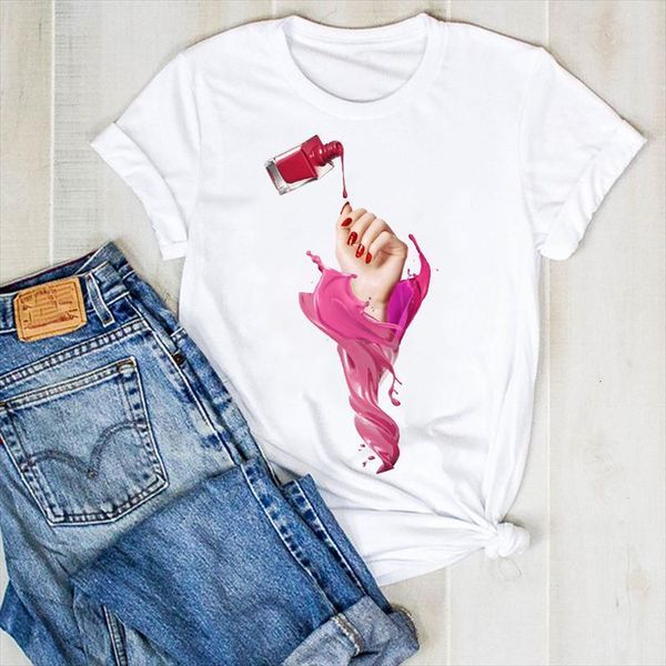 men lady fingernail fashion kawaii t shirts elegant ladies summer tee mens female clothes graphic, White;black
men lady fingernail fashion kawaii t shirts elegant ladies summer tee mens female clothes graphic, White;black