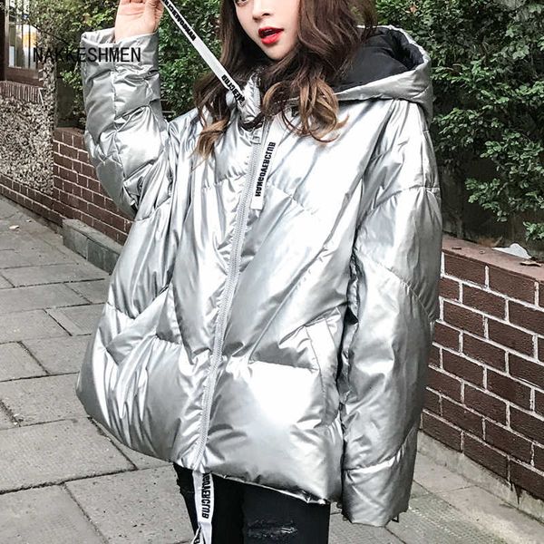 winter fashion glossy bright down parka women's hooded coat female zip jacket large size loose warm thick parka women jacket 201016, Black
winter fashion glossy bright down parka women's hooded coat female zip jacket large size loose warm thick parka women jacket 201016, Black
