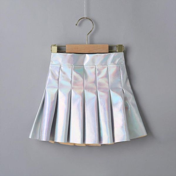 girls shiny pleated childrens women skirt clothing silver leather short skirt, suitable for aged 3 7, Blue
girls shiny pleated childrens women skirt clothing silver leather short skirt, suitable for aged 3 7, Blue