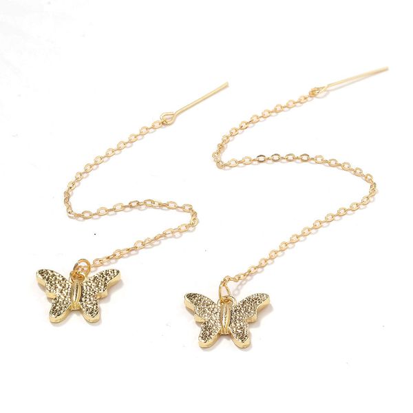 baub same romantic style butterfly tassel hanging earrings new simple fashion ear accessories, Silver
baub same romantic style butterfly tassel hanging earrings new simple fashion ear accessories, Silver