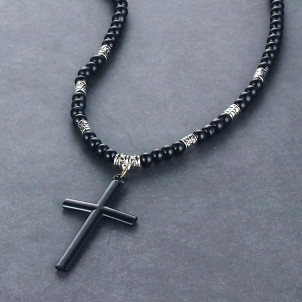 pendant necklaces 3pcs natural black beaded chain retro cross necklace for women statement cloar mens religious jewelry mn222, Silver
pendant necklaces 3pcs natural black beaded chain retro cross necklace for women statement cloar mens religious jewelry mn222, Silver