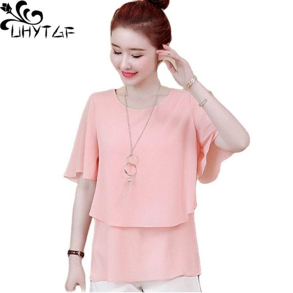 women's blouses & shirts uhytgf summer and women 2021 fake two-piece elegant female short-sleeved casual 4xl plus size clothes1474, White
women's blouses & shirts uhytgf summer and women 2021 fake two-piece elegant female short-sleeved casual 4xl plus size clothes1474, White