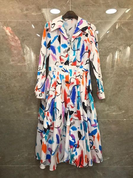 casual dresses 2021 early spring model fashionable elegant long sleeve colorful printed cotton dress worldwide, Black;gray 
casual dresses 2021 early spring model fashionable elegant long sleeve colorful printed cotton dress worldwide, Black;gray
