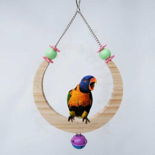 other bird supplies parrot swing perch stand toy moon shape hanging hammock bell pet cage wooden training claw feet grinding stick chew toys
other bird supplies parrot swing perch stand toy moon shape hanging hammock bell pet cage wooden training claw feet grinding stick chew toys