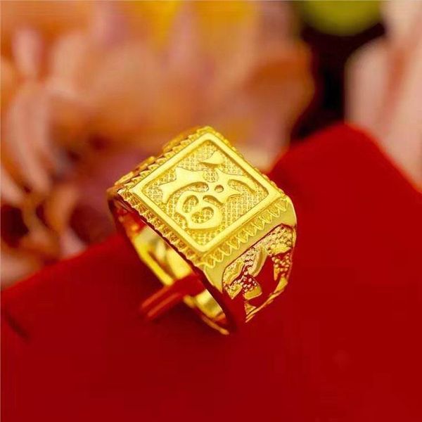 cluster rings alloy plating real gold men's fashion open hair. fortune. ring domineering jewelry, Golden;silver
cluster rings alloy plating real gold men's fashion open hair. fortune. ring domineering jewelry, Golden;silver