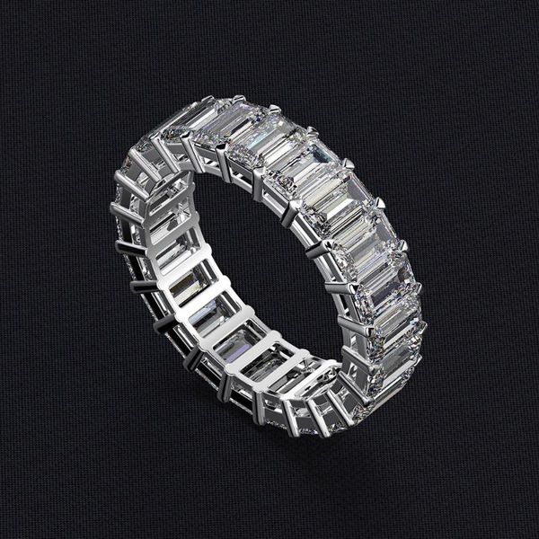 cluster rings eternity emerald cut lab diamond ring 100% original 925 sterling silver engagement wedding band for women jewelry gift, Golden;silver
cluster rings eternity emerald cut lab diamond ring 100% original 925 sterling silver engagement wedding band for women jewelry gift, Golden;silver