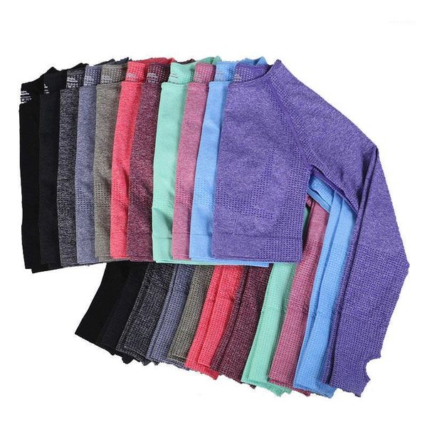 yoga outfit women seamless shirts long sleeve crop fitness gym running clothing female workout sportswear girl active wear
yoga outfit women seamless shirts long sleeve crop fitness gym running clothing female workout sportswear girl active wear