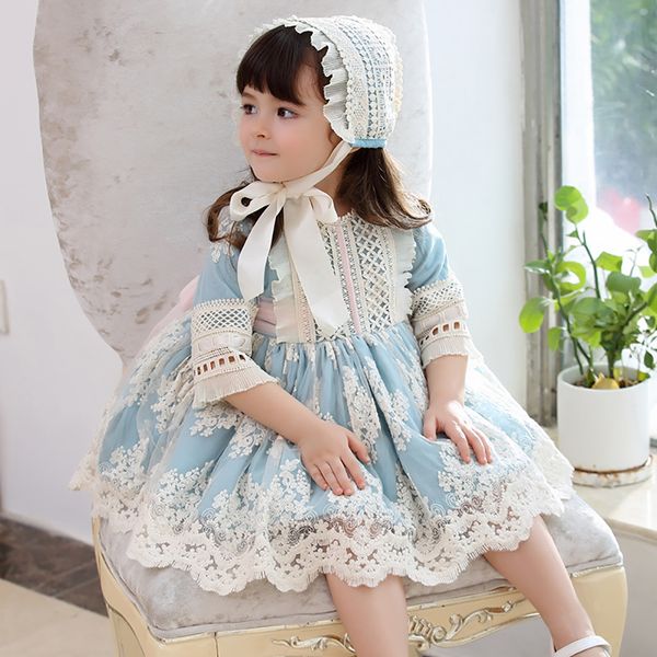 senior childrens spring summer 2021 new girls spanish style light luxury round neck three-quarter sleeves lolita princess dress, Red;yellow
senior childrens spring summer 2021 new girls spanish style light luxury round neck three-quarter sleeves lolita princess dress, Red;yellow