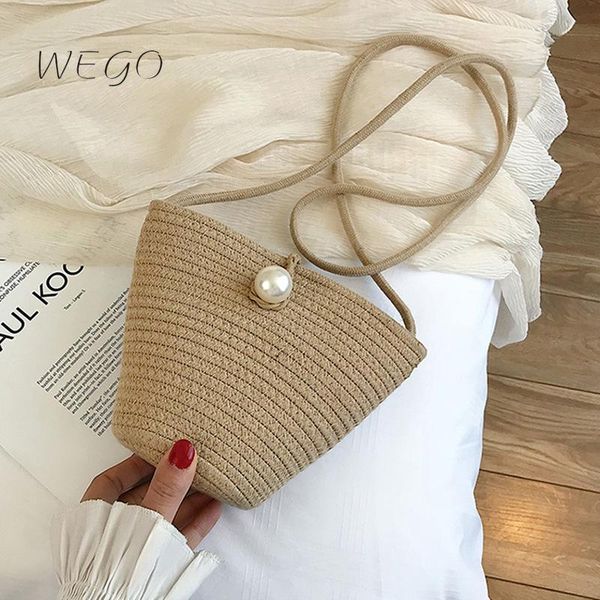 new pearl bucket bag straw woven summer vacation beach bag bohemian girl one-shoulder national woven bucket
new pearl bucket bag straw woven summer vacation beach bag bohemian girl one-shoulder national woven bucket