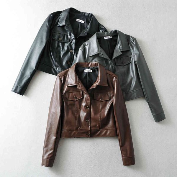 leather jacket high fashion men belt short street slim lapel single breasted, Black
leather jacket high fashion men belt short street slim lapel single breasted, Black