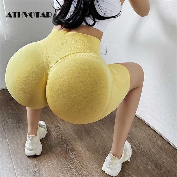 athvotar push up short leggings women seamless fitness sport high waist gyms slim workout solid color leggins 211204, Black
athvotar push up short leggings women seamless fitness sport high waist gyms slim workout solid color leggins 211204, Black
