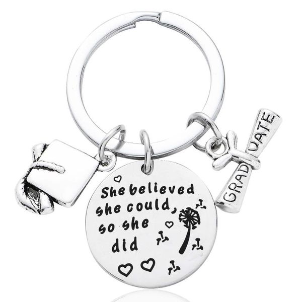 keychains she believed could so did dandelion charm keyring graduation gift for students keychain key chains rings kids children, Silver
keychains she believed could so did dandelion charm keyring graduation gift for students keychain key chains rings kids children, Silver