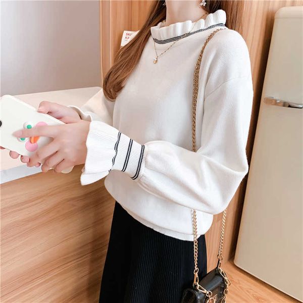 women's sweaters autumn/winter female cashmere turtleneck high casual sleeve lotus sweater h nfdl, White;black
women's sweaters autumn/winter female cashmere turtleneck high casual sleeve lotus sweater h nfdl, White;black
