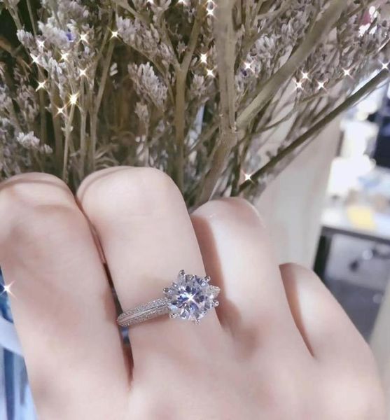 cluster rings gem's ballet 6 prong 1ct 2ct 3ct moissanite diamond solitaire ring 925 sterling silver engagement for women jewelry, Golden;silver
cluster rings gem's ballet 6 prong 1ct 2ct 3ct moissanite diamond solitaire ring 925 sterling silver engagement for women jewelry, Golden;silver